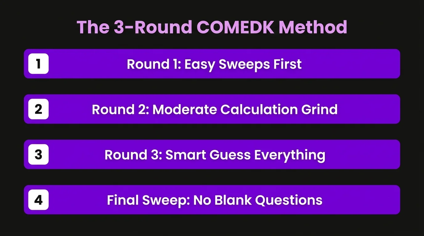 The Ultimate Exam Attempting Strategy: The 3-Round Method