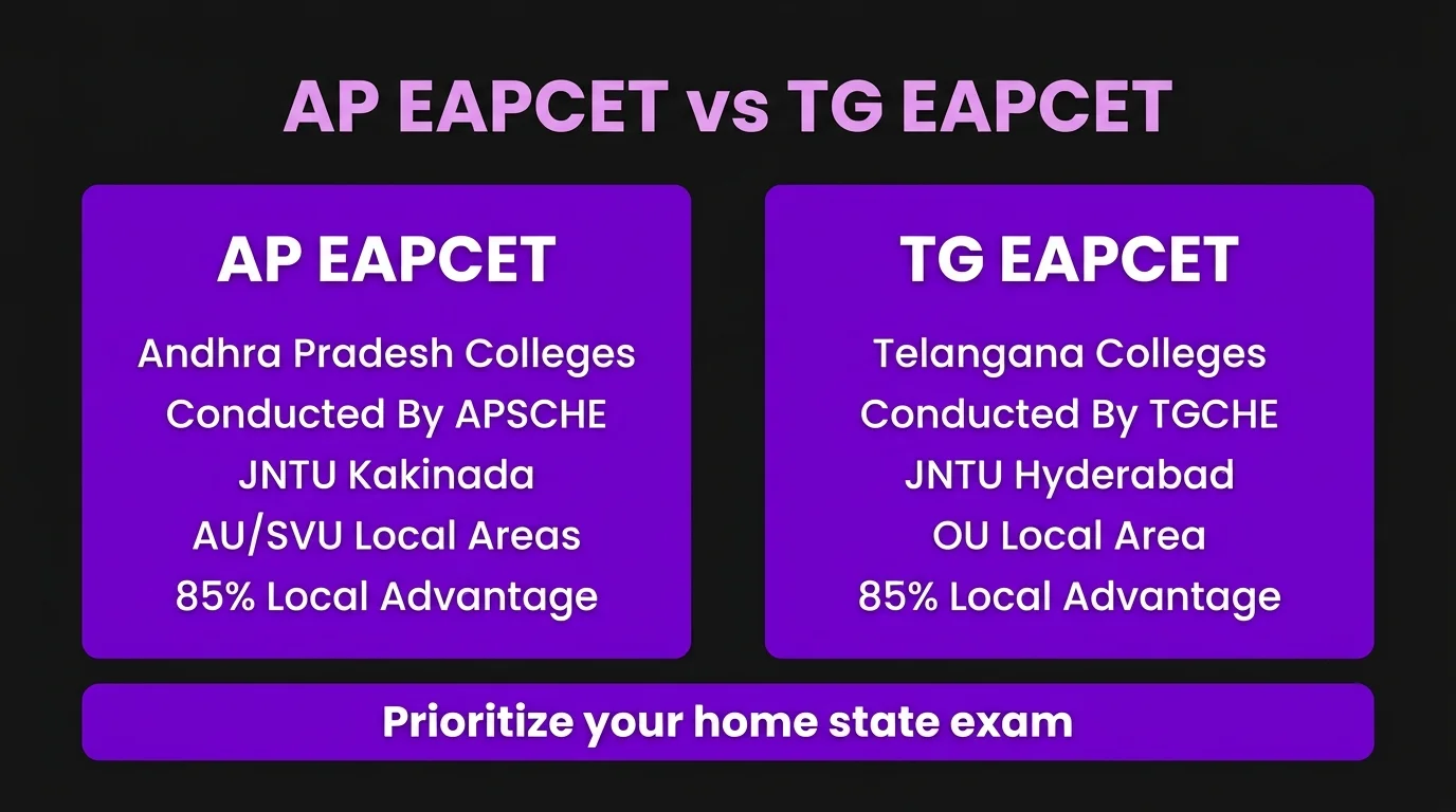 AP EAPCET vs TG EAPCET – Key Differences
