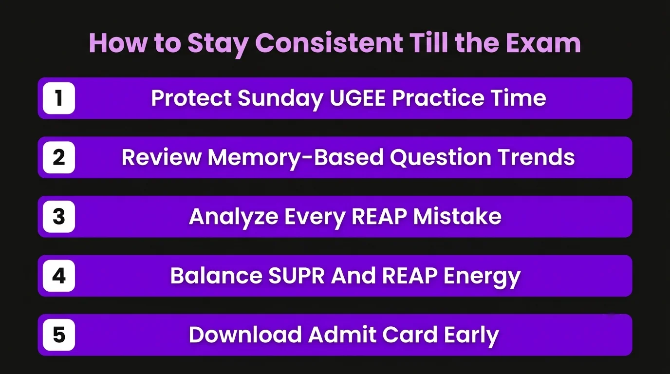 How to Stay Consistent Till the Exam
