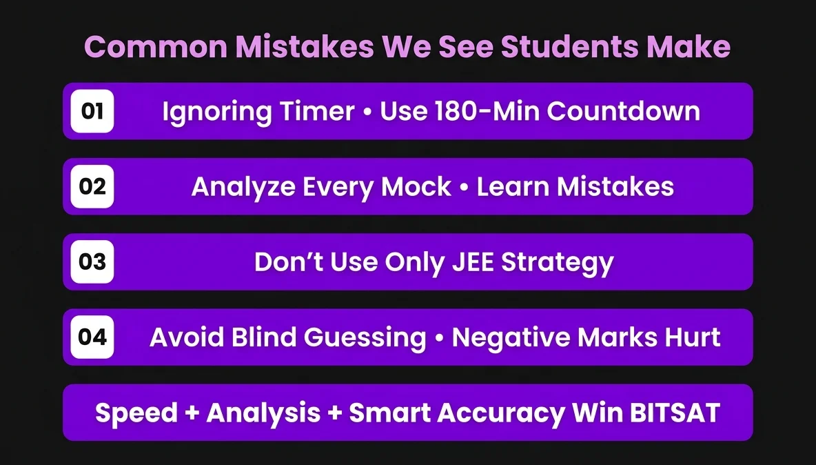 Common Mistakes We See Students Make