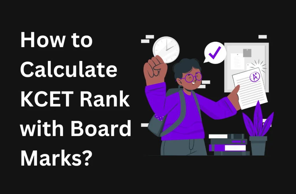 how calculate KCET rank board marks