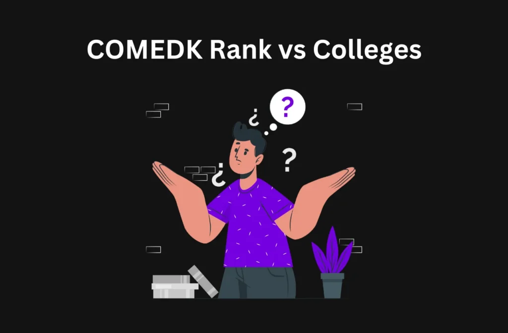 COMEDK rank vs colleges