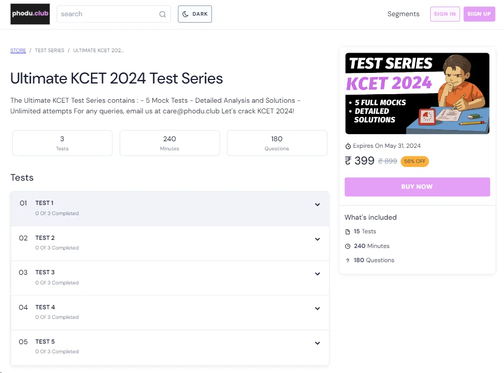 test series