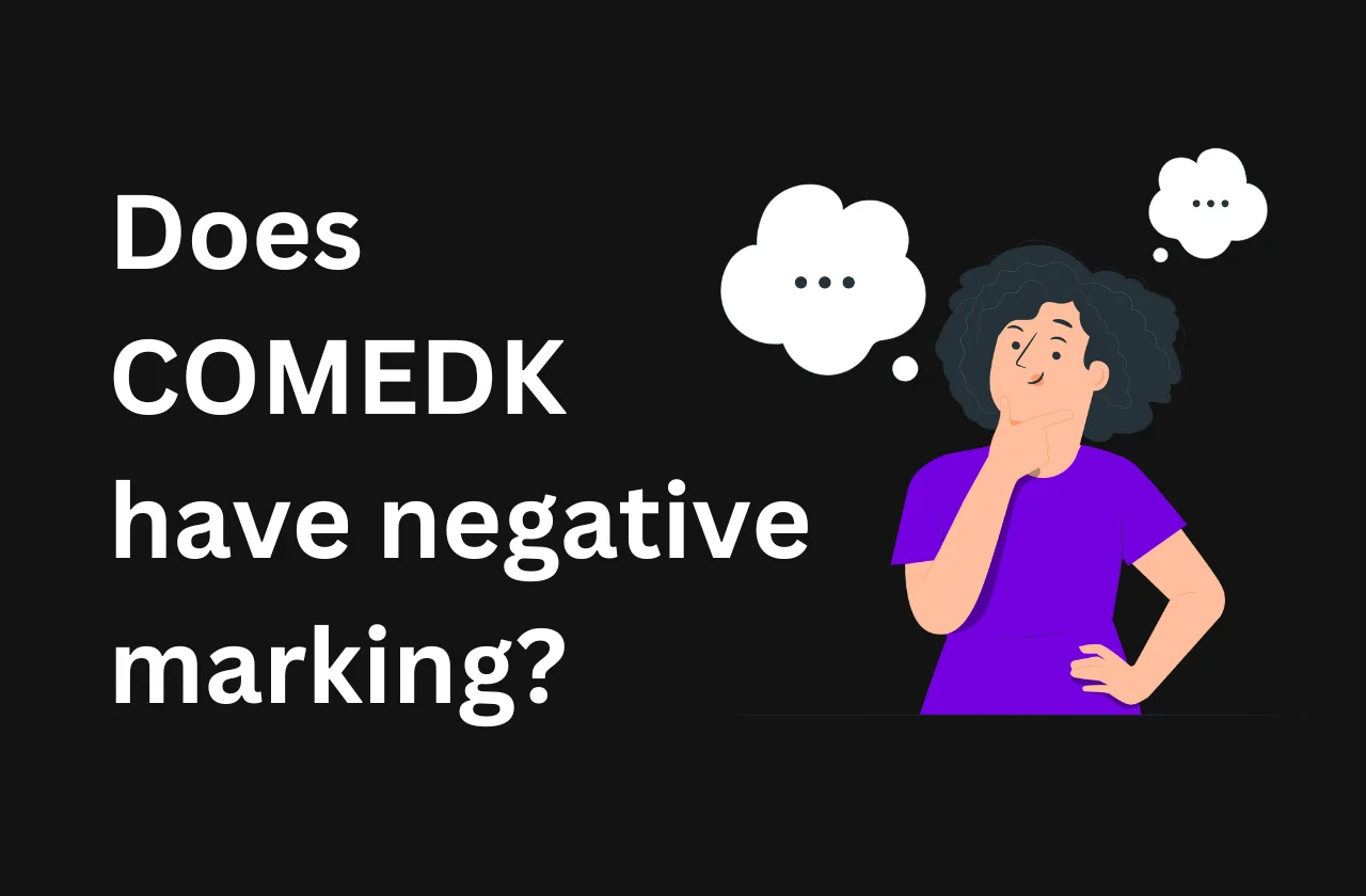 Does COMEDK have Negative Marking? (2026)