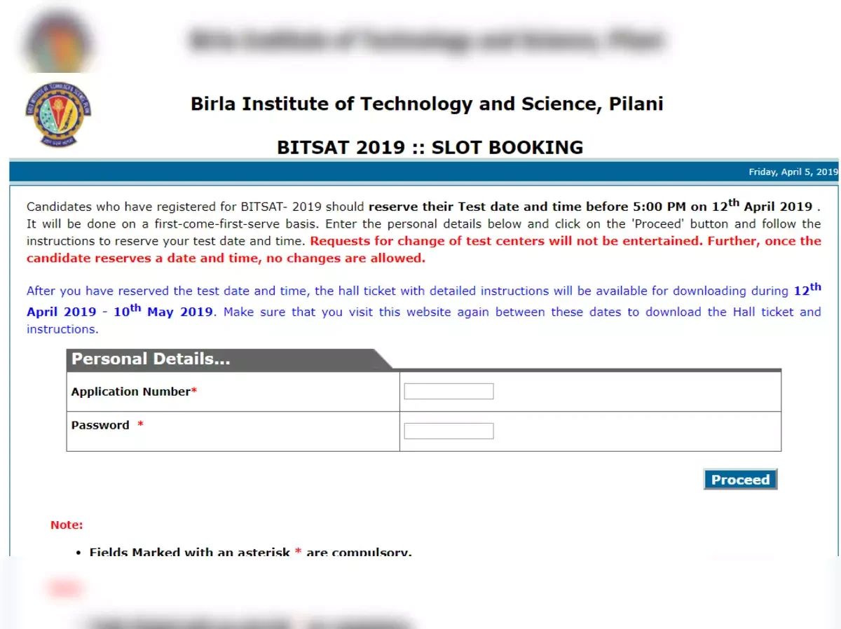 How to book your BITSAT 2026 slot