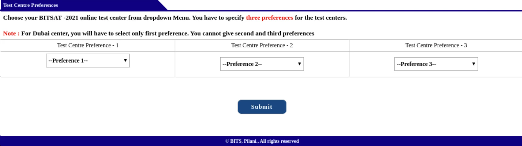 BITSAT 2026 Application Procedure