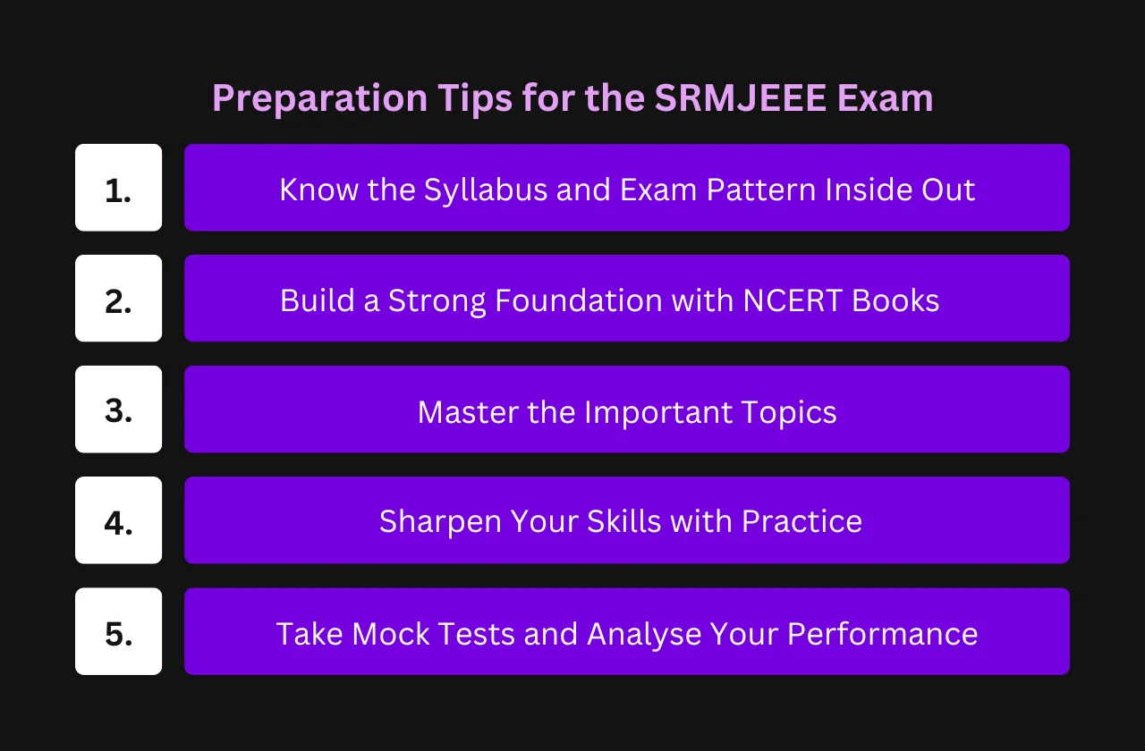 Preparation Tips for the SRMJEEE Exam