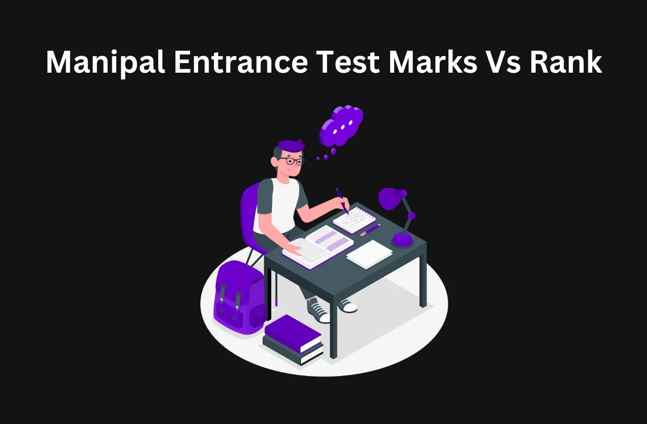 Manipal Entrance Test Marks Vs Rank