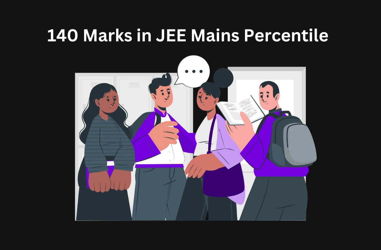 140 Marks JEE Mains Percentile