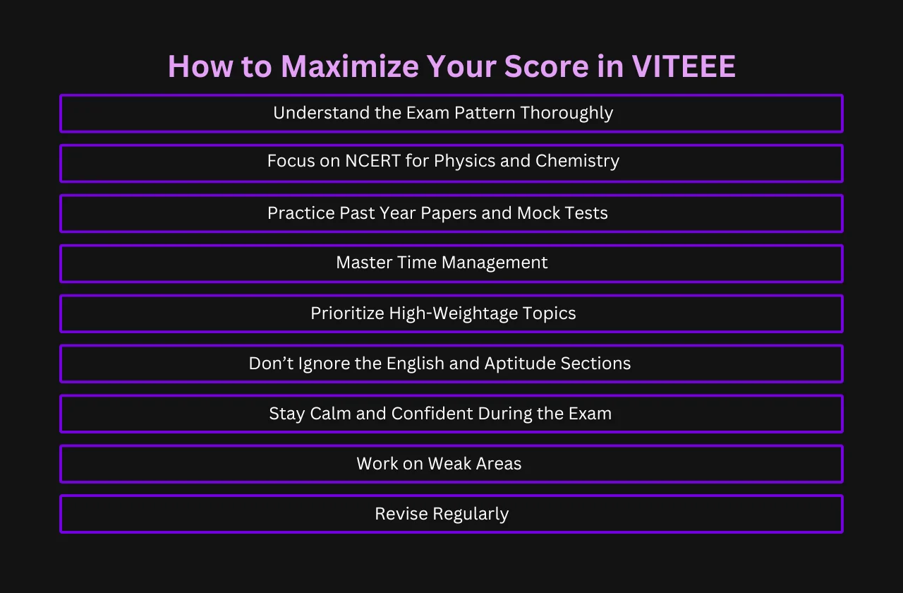How to Maximize Your Score in VITEEE 2026?