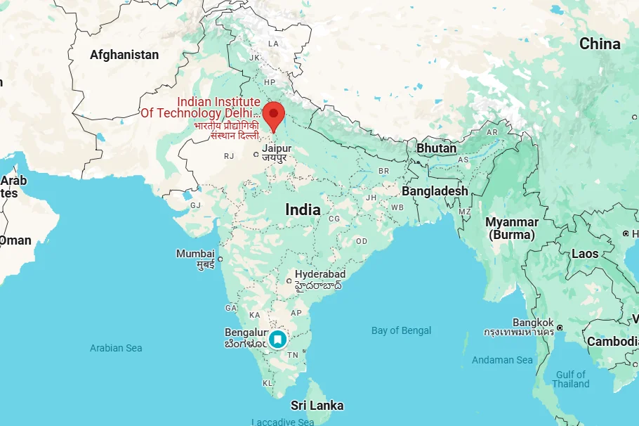 Where is IIT Delhi Located? 