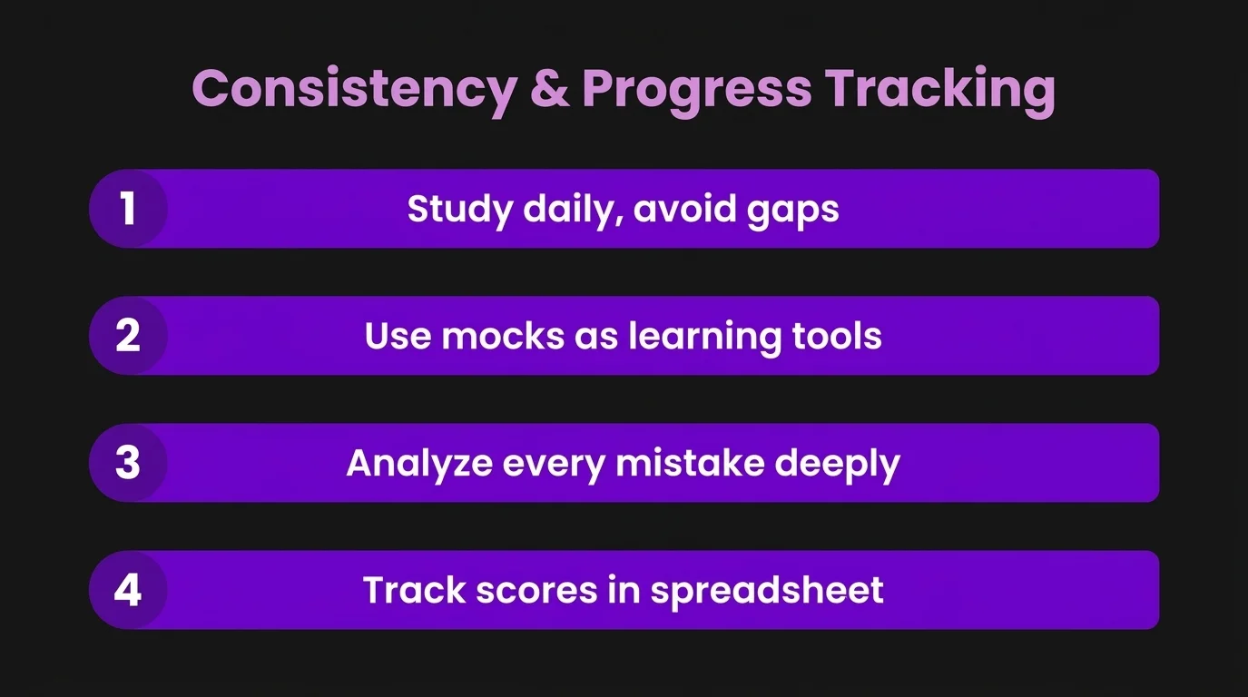 How to Stay Consistent and Track Progress