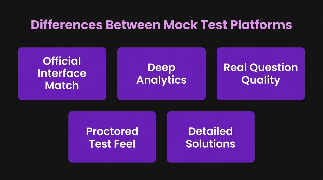 Differences Between Various IPMAT Mock Test Platforms